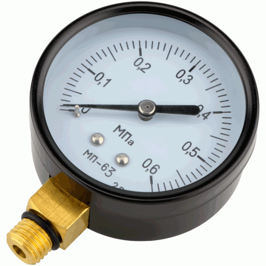 Pump pressure gauge