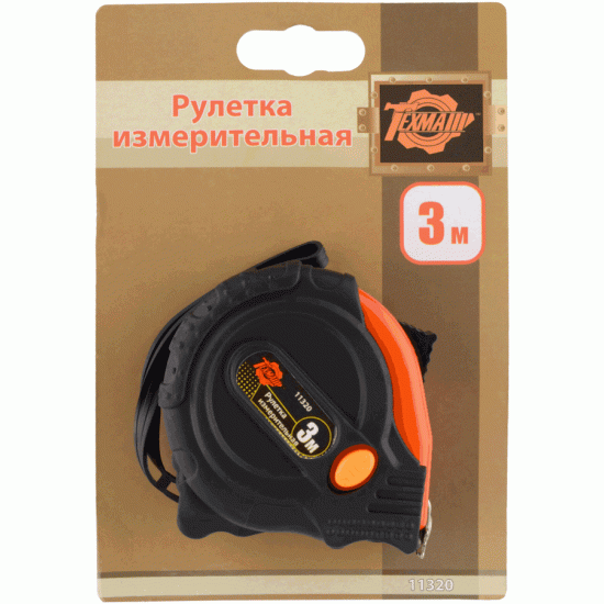 Rubber-coated tape measure