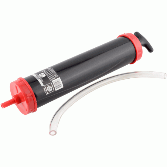 Plastic oil fill syringe