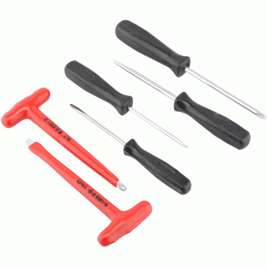 Screwdriver set Number of items 5 (NIZ) 12846