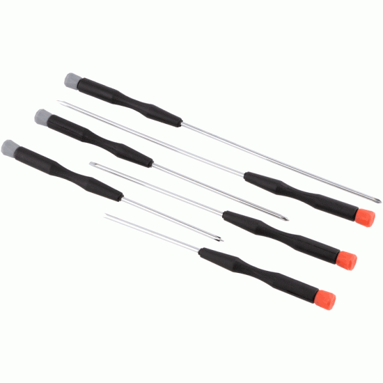 A set of screwdrivers for accurate work Number of items 6 (TEHMASH) 13887