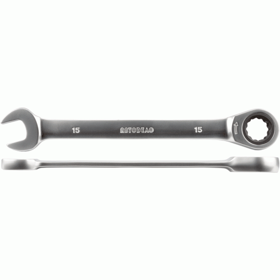 Combination ratchet wrench straight Size 24х24 mm (AvtoDelo) 30024