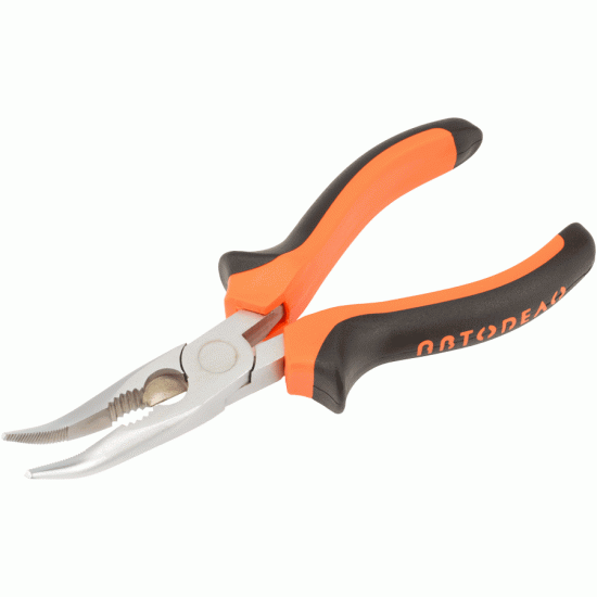 Long nose pliers curved L 160 mm (AvtoDelo) 30416