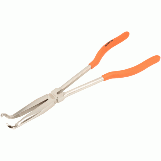 Long nose pliers curved for spark plug caps L 280 mm (AvtoDelo) 30441