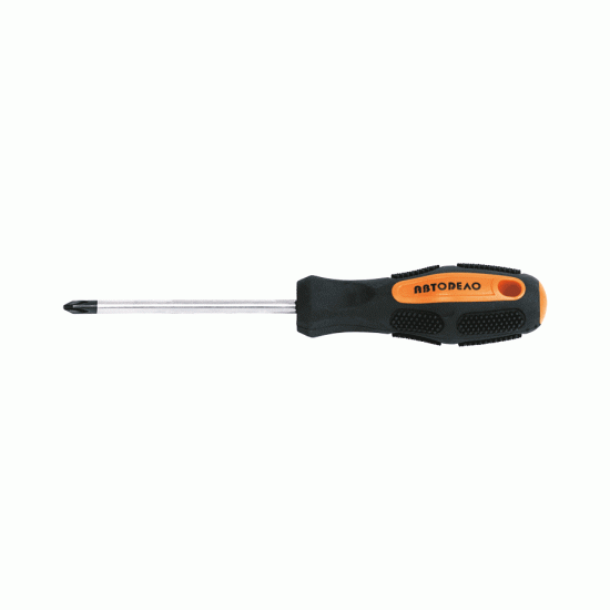 Screwdriver with a round rod Size PH2x200 mm (AvtoDelo) 30668