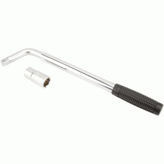 Wheel wrench L-type telescopic Size 21x22 mm (AvtoDelo) 34321