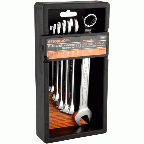 Combination wrench set Number of items 6 (AvtoDelo) 36060