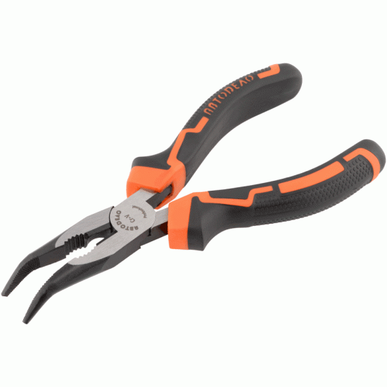 Long nose pliers curved L 160 mm (AvtoDelo) 36436