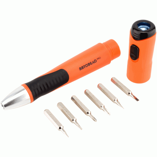 Screwdriver for accurate work