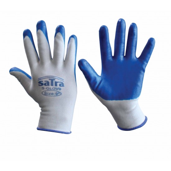 Nitrile coated gloves 1 pair, SATRA Size XL 343012