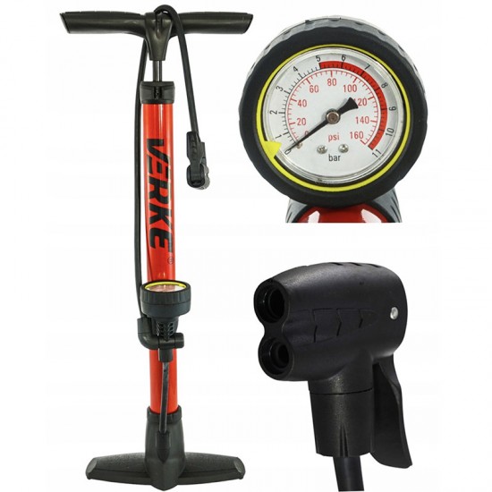 hand pump with pressure gauge, 615mm, VERKE Rotary length 0,615 m 380088