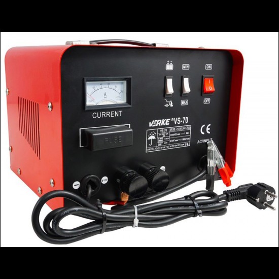 Charger 12/24V 25/30A, battery capacity - 120-350 Ah, VERKE Battery capacity (A/h) 120-350 380134