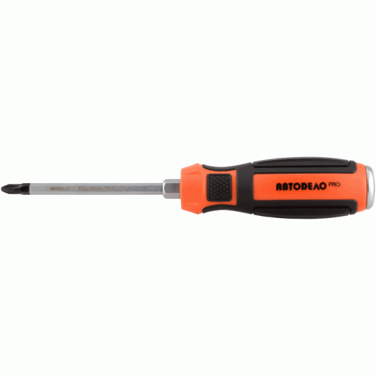 Professional screwdriver power Size PH2x200 mm (AvtoDelo) 39582