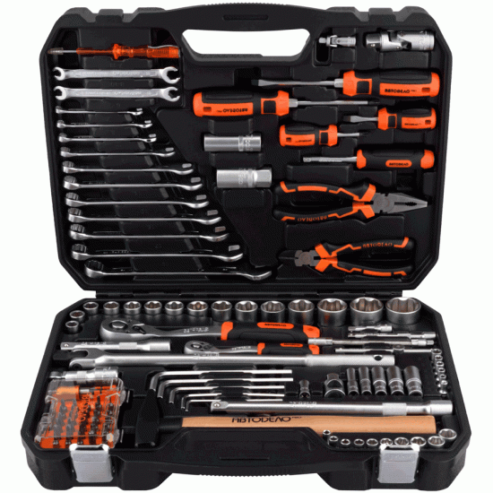 Professional tool set 110 pcs 1/4