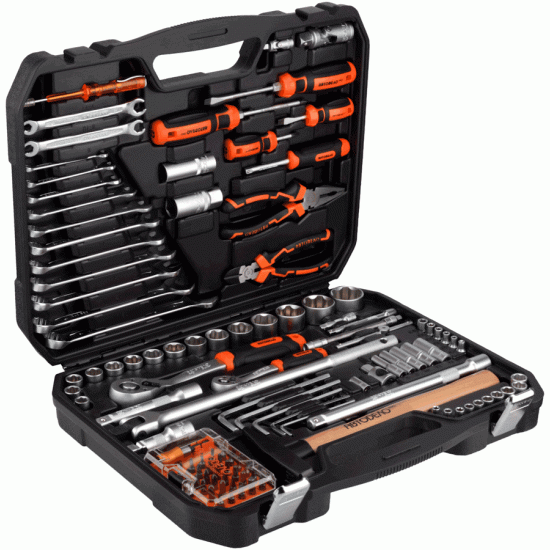 Professional tool set 110 pcs 1/4