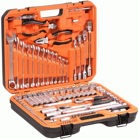 Professional tools set 108 items 1/4" DR 1/2" DR