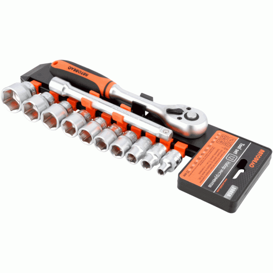 Tool set 12 pcs 3/8