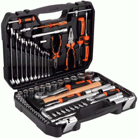 Professional tool set 98 pcs 1/4