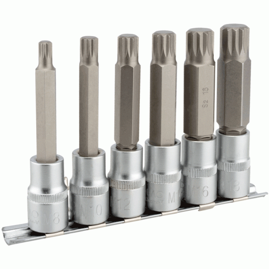 Socket set with Spline 1/2