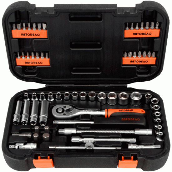 Tool set 64 pcs 1/4