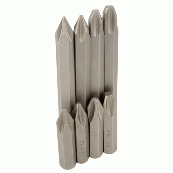 Cross insert bit set L 80 mm (AvtoDelo) 40004