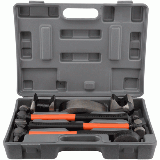 Car body repair tool set in plastic case Number of items 7 (AvtoDelo) 40123