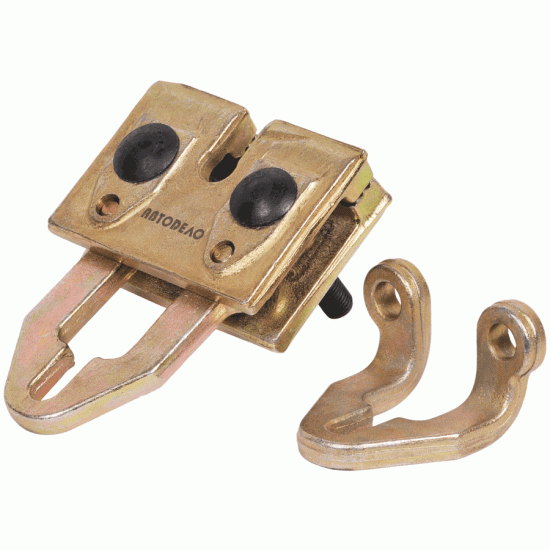 Car body repair wide pull clamp with two functions