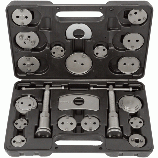 Brake caliper rewind tool set