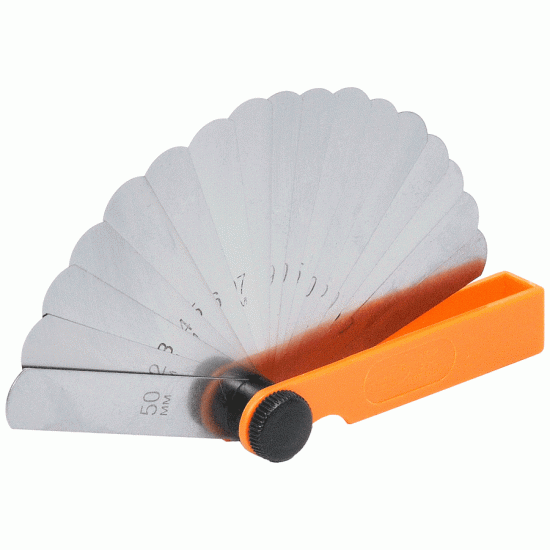 Clearance gauge set Size 0,1-1,0 mm (AvtoDelo) 40434