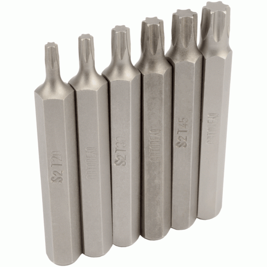 Torx® insert bit set Number of items 6 (AvtoDelo) 40632