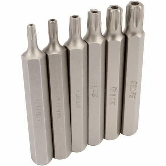 Torx® insert bit set with hole Number of items 6 (AvtoDelo) 40633