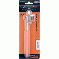 Timing belt tensioner adjustment tool for VAG