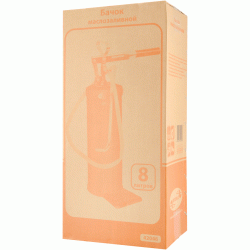 Oil-dispensing hand pump tank