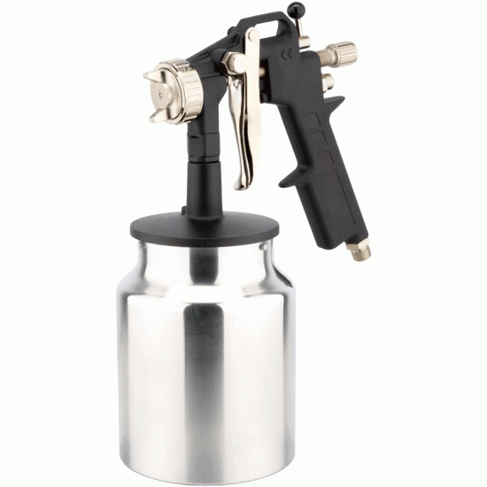 Paint spray gun with lower cup Volume 1000 ml (AvtoDelo) 42361