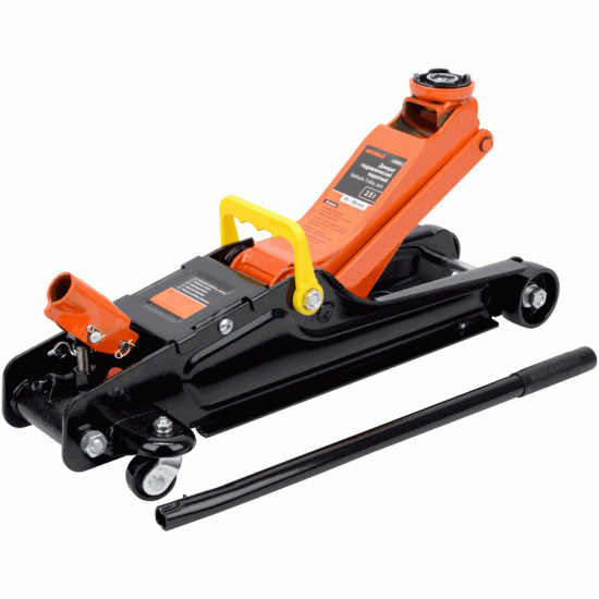 Hydraulic floor low profile jack with LED Max load 2500 kg (AvtoDelo) 43229