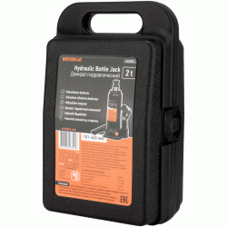 Hydraulic bottle jack in the case Hydraulic bottle jack in the case