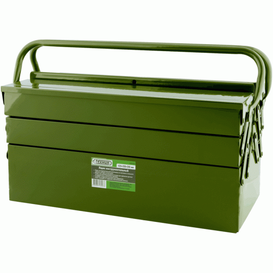 Tool box metal Over-all size 500х200х200 mm (TEHNIK) 440500