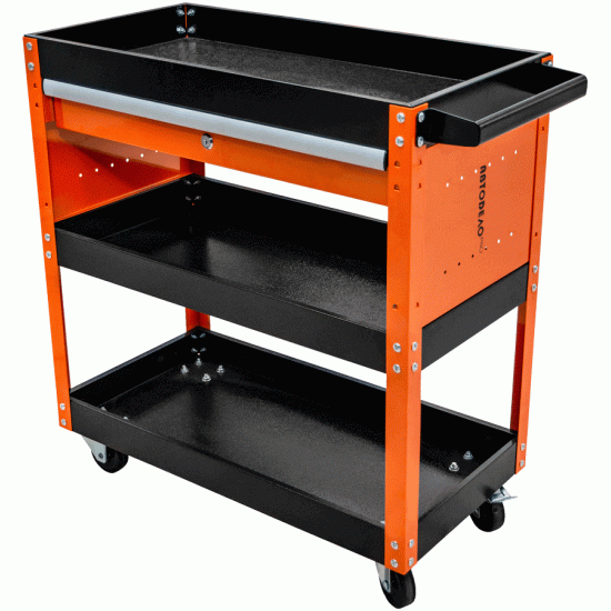 Tool trolley - open Over-all size 700x350x755 mm (AvtoDelo) 44212