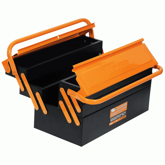 Tool box metal Over-all size 400x200x200 mm (AvtoDelo) 44214