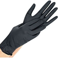 HYGOSTAR nitrile gloves b/spraying 100 pcs, black, XL, V270M Items quantity 1 pcs 327004