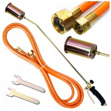gas burner with 5m hose, nozzle 60mm, power 58kW, gas consumption 4000g/h, SILVER AB0283 Items quantity 4 pcs 330283