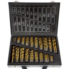 Set of drill bits HSS (1-10mm) 170pcs, SILVER Items quantity 170 pcs 331041