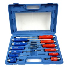 Screwdriver set, 12 pcs., reinforced, SILVER Items quantity 12 pcs 331087