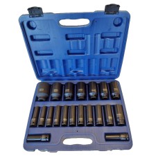 Set of impact heads, extended, 20pcs, 1/2 SILVER Items quantity 20 pcs 331166