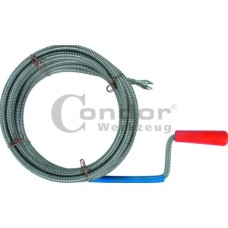 Sewer cable, flexible plumber's auger 3m/6mm Condor Werkzeug, C0378A Items quantity 1 pcs 3400378