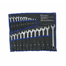 Set of combination wrenches 25 pcs, chrome-plated, 6-32 mm, Condor Werkzeug C2135 Items quantity 25 pcs 342135
