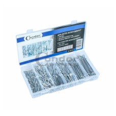 Cotter pins, straight, 555 pcs.  Condor Werkzeug C9110 (349110) Items quantity 555 pcs 349110