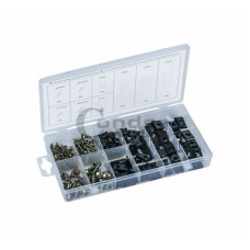 Set of screws and U-shaped fasteners (cushions), 170 pcs., Condor Werkzeug, C9190 Items quantity 170 pcs 349190