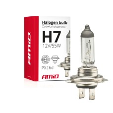 H7 12V 55W Halogen bulb H7 UV filter (E8) AMIO-01156 Items quantity 1 pcs 3501156