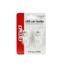LED bulbs STANDARD T10 W5W 5xSMD 5050 12V AMIO-01284 Voltage 12 v 3501284